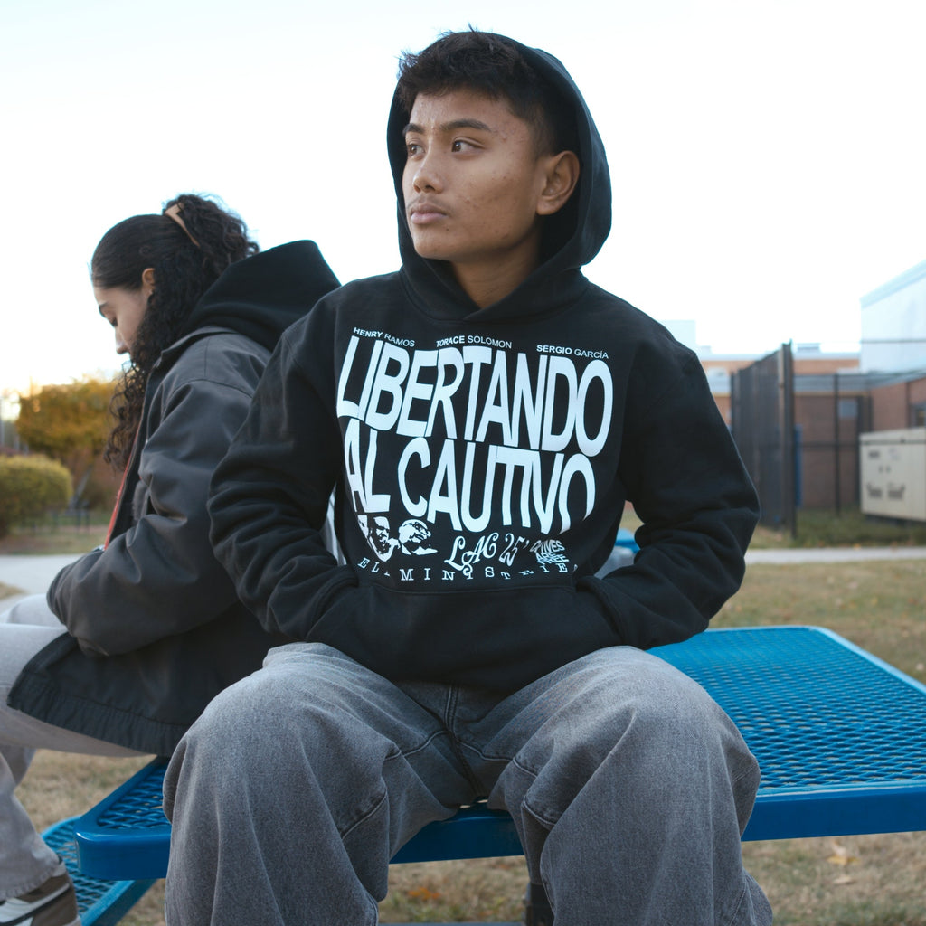 Black “LAC 25’” Hoodie
